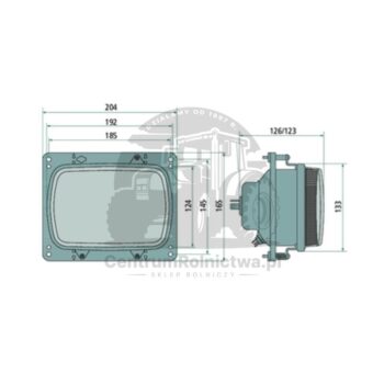 Reflektor kierunkowy Fiat 70717022 5138349 5120073
