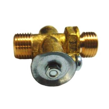 Kran paliwa zakręcany motylkowy