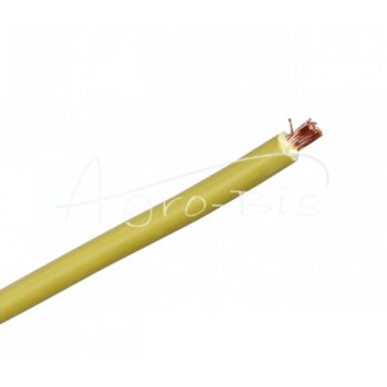 Przewód kabel elektryczny LgY-S instalacji 1,00mm żółty (sprzedawany na metry) Premium ELMOT